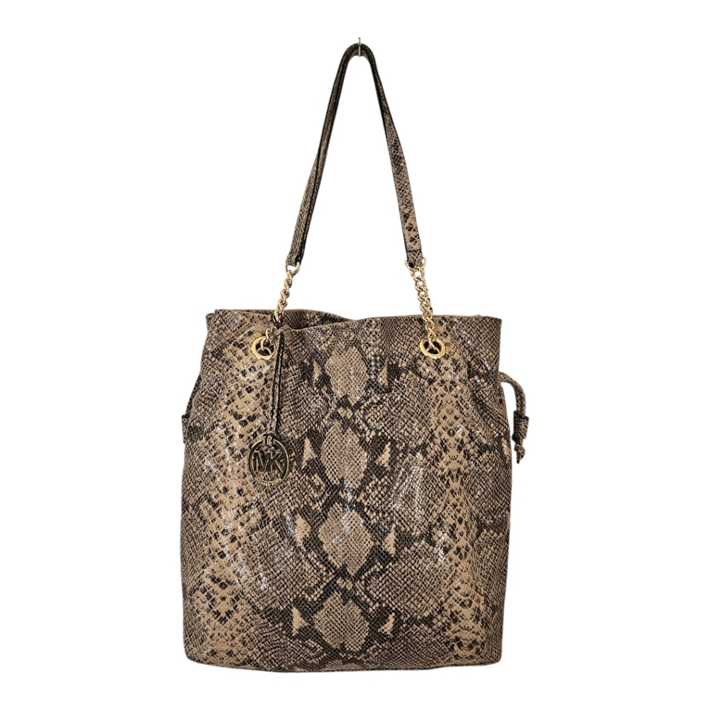 Michael Kors Python Snakeskin Tote Bag